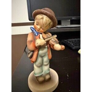 Little Fiddler Hummel Figurine 1950s Little Fiddler Boy Playing Violin